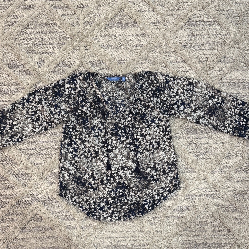 Simply Vera Vera Wang Abstract Print Blouse